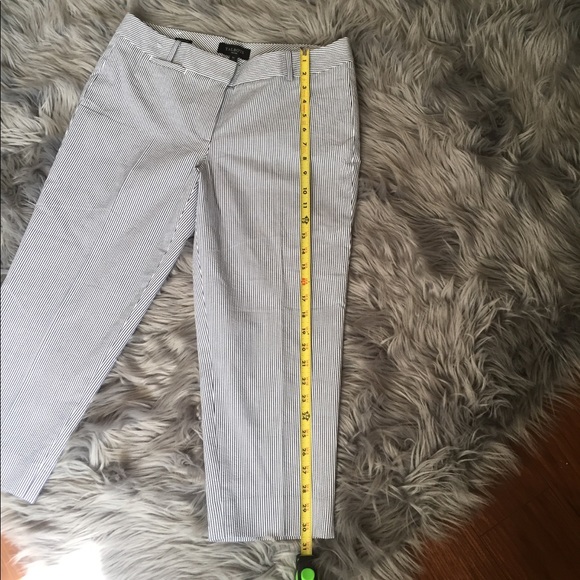 Talbots Signature Seersucker Striped Pants - Picture 6 of 7